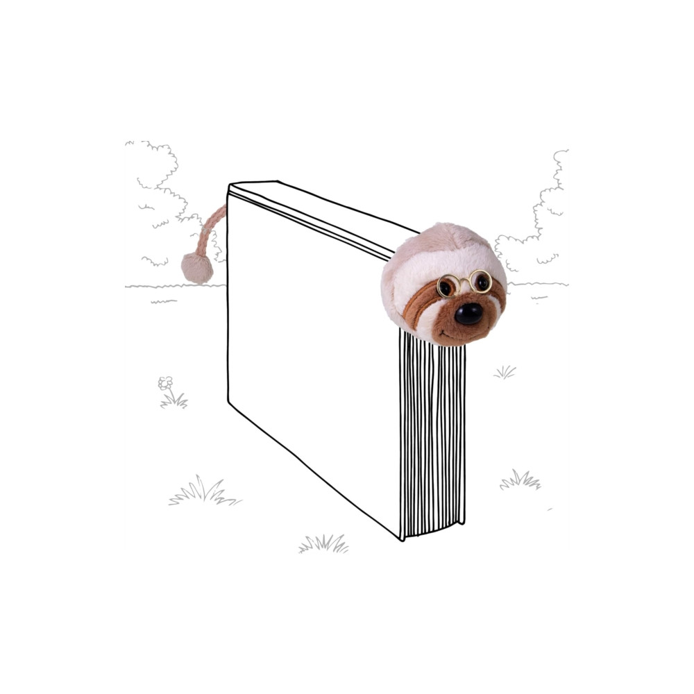 Produktbild för Book-Tails Bookmark - Sloth