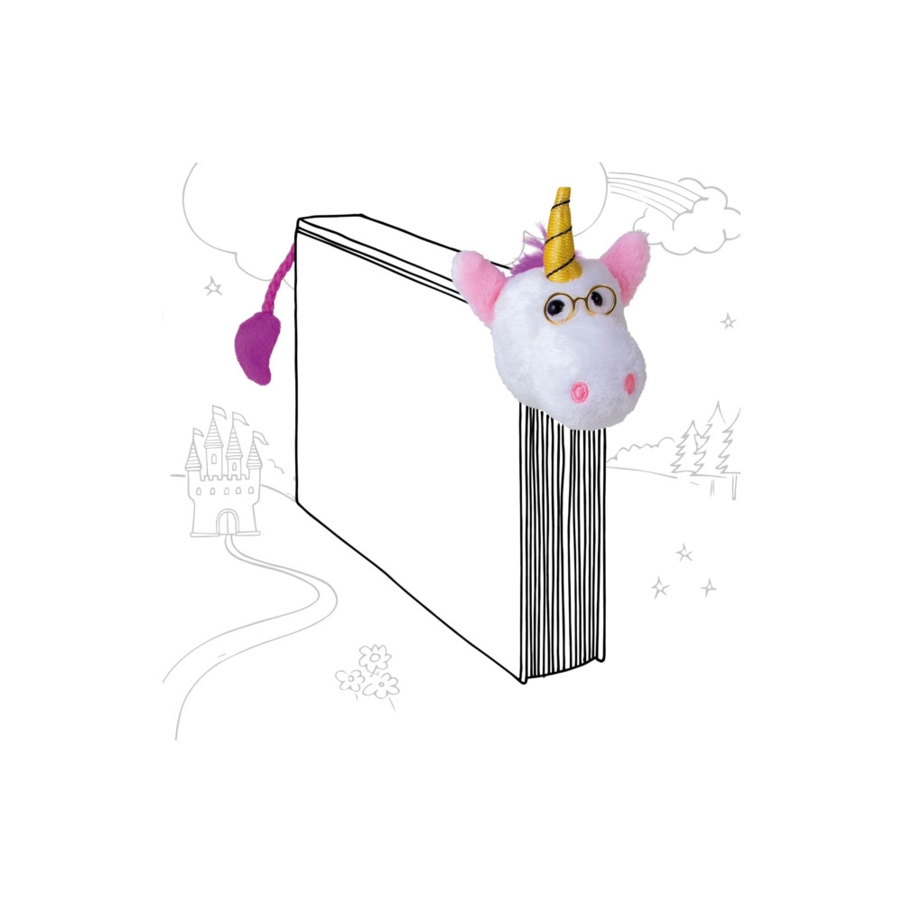 Produktbild för Book-Tails Bookmark - Unicorn