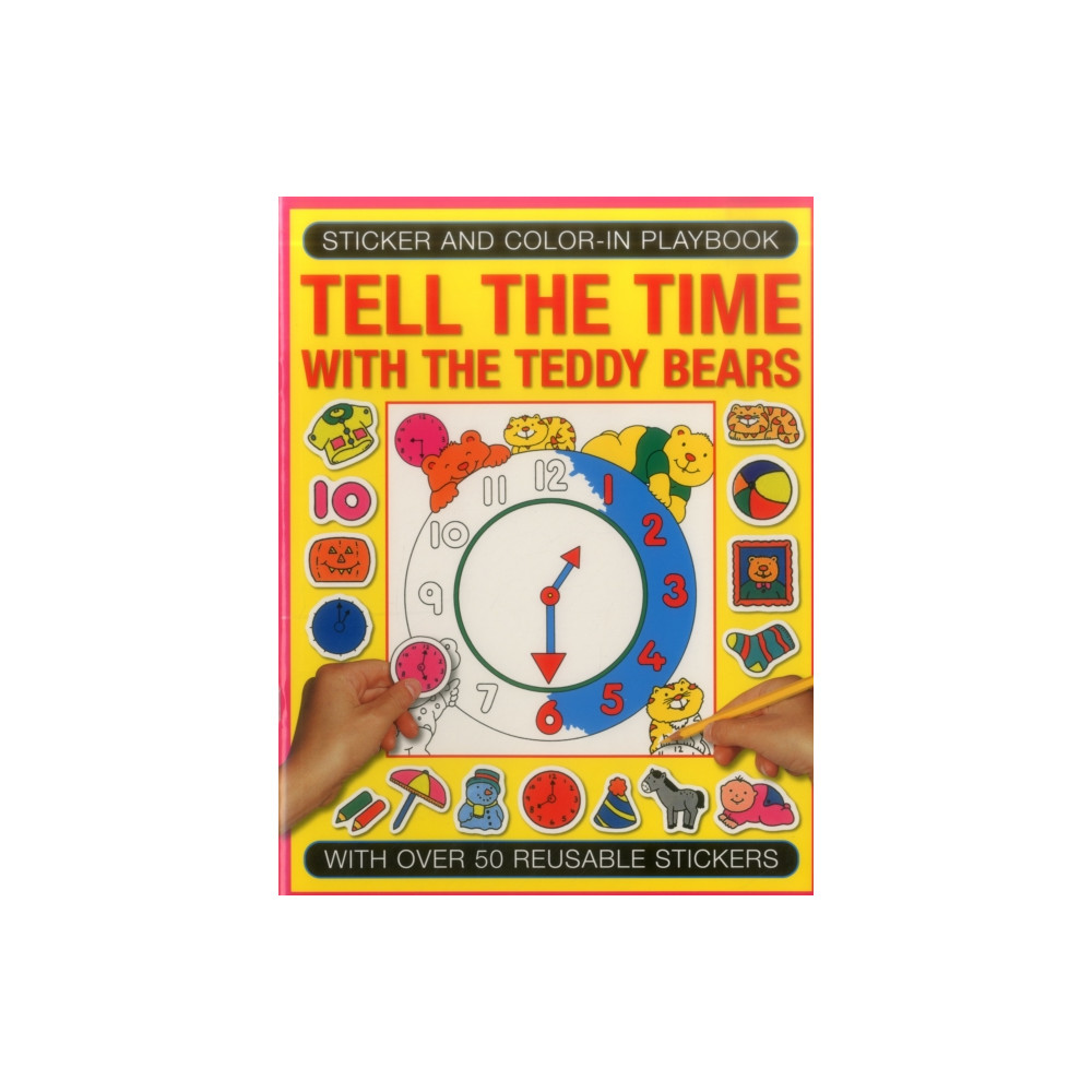 Produktbild för Sticker and Colour-in Playbook: Tell the Time with Teddy Bears (häftad, eng)