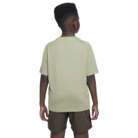 Produktbild för Nike Multi dri-FIT Olive Green Tee Jr