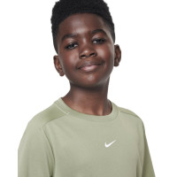 Produktbild för Nike Multi dri-FIT Olive Green Tee Jr