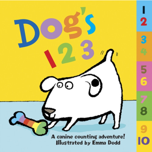 Anness publishing Dog's 123 (bok, board book, eng)