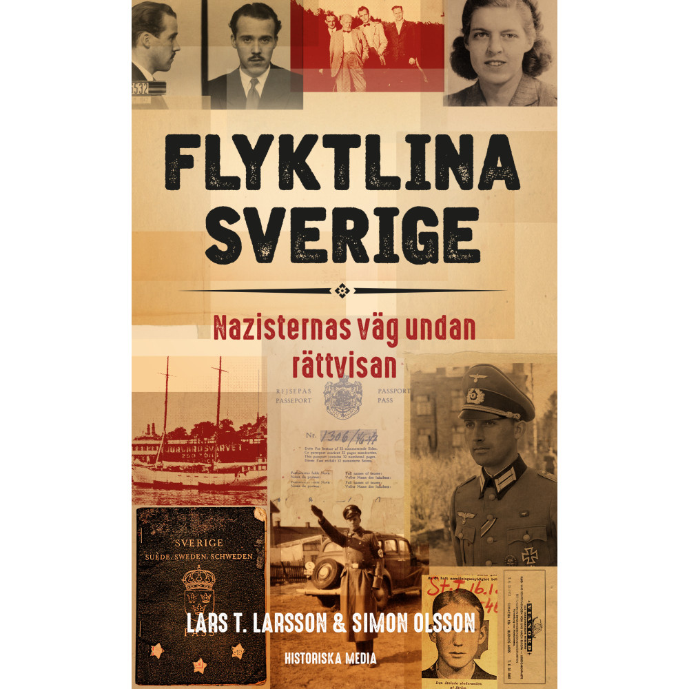 Produktbild för Flyktlina Sverige : nazisternas väg undan rättvisan (pocket)