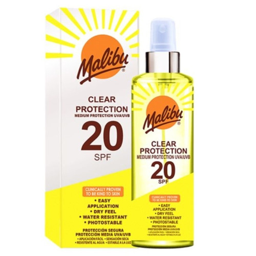 Malibu Clear Protection Spray SPF20 250ml