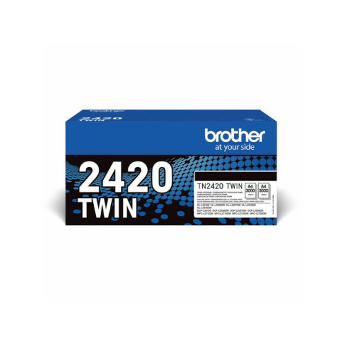 Brother Toner BROTHER TN2420 2x3K svart 2/fp