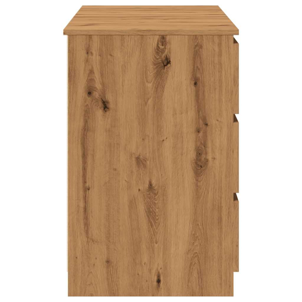 Produktbild för Skrivbord artisan ek 140x50x77 cm konstruerat trä