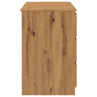 Produktbild för Skrivbord artisan ek 140x50x77 cm konstruerat trä