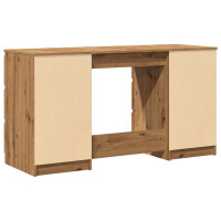 Produktbild för Skrivbord artisan ek 140x50x77 cm konstruerat trä