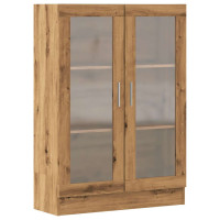 Produktbild för Bokhylla artisan ek 82,5x30,5x115 cm konstruerat trä