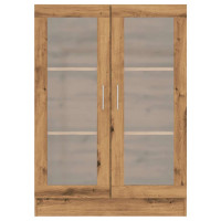 Produktbild för Bokhylla artisan ek 82,5x30,5x115 cm konstruerat trä