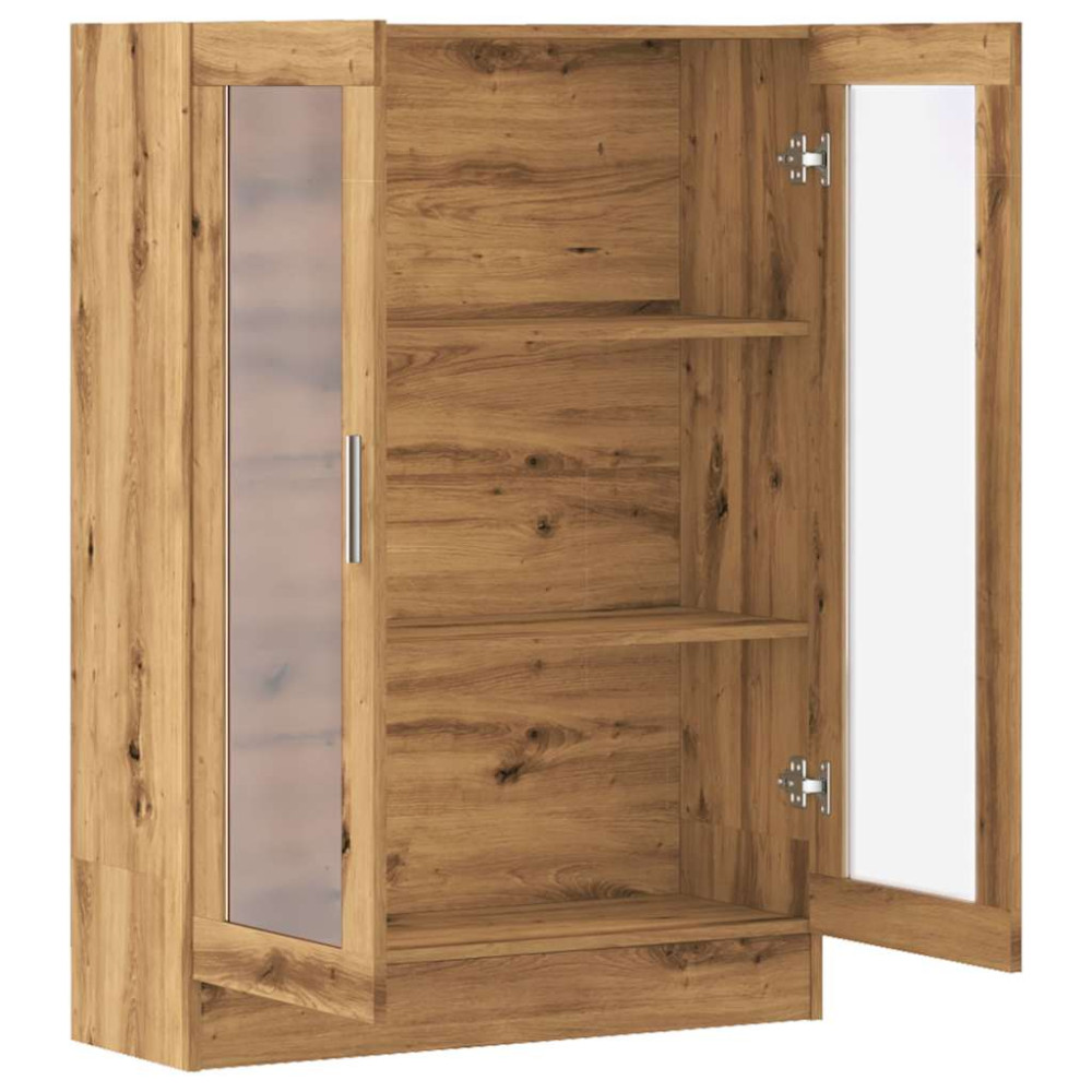 Produktbild för Bokhylla artisan ek 82,5x30,5x115 cm konstruerat trä