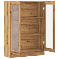 Produktbild för Bokhylla artisan ek 82,5x30,5x115 cm konstruerat trä