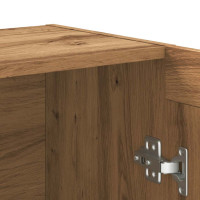 Produktbild för Bokhylla artisan ek 82,5x30,5x115 cm konstruerat trä