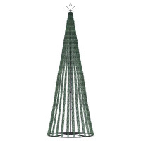 Produktbild för Julgranskon 475 LEDs färgglad 247 cm