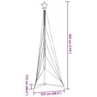 Produktbild för Julgransbelysning 525 LEDs varmvit 302 cm