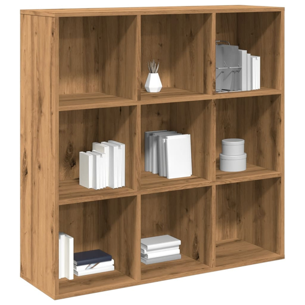 Produktbild för Bokhylla artisan ek 98x29x97,5 cm