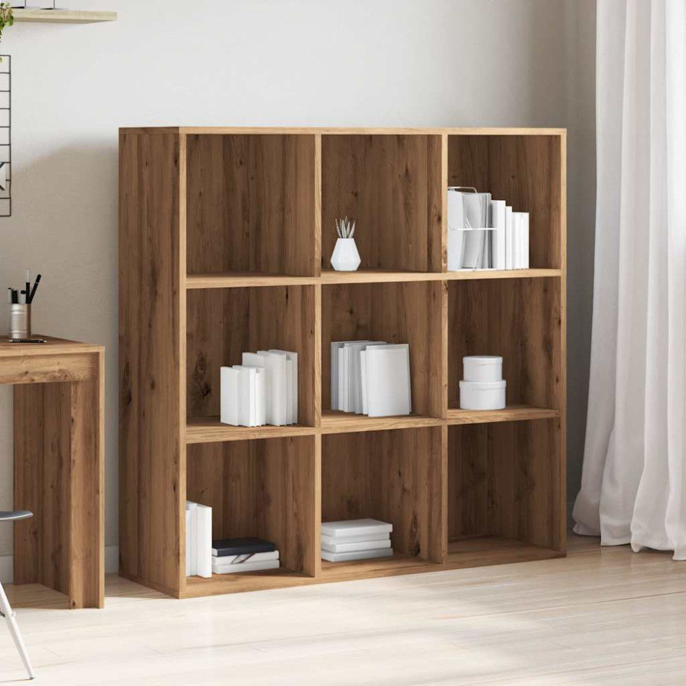 Produktbild för Bokhylla artisan ek 98x29x97,5 cm