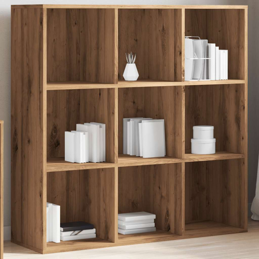Produktbild för Bokhylla artisan ek 98x29x97,5 cm