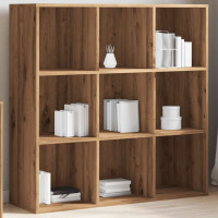 Produktbild för Bokhylla artisan ek 98x29x97,5 cm