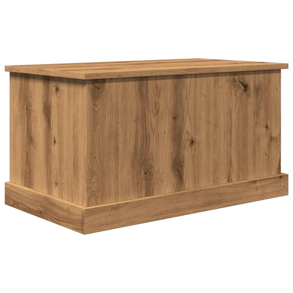 Produktbild för Förvaringslåda artisan ek 70x40x38 cm konstruerat trä