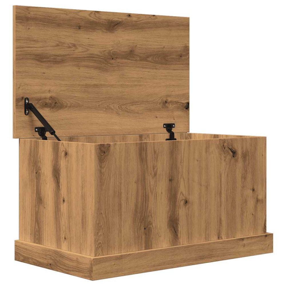 Produktbild för Förvaringslåda artisan ek 70x40x38 cm konstruerat trä