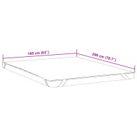 Produktbild för Madrasskydd vit 160x200 cm vattentät