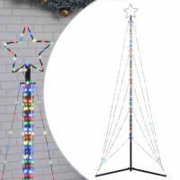 Produktbild för Julgransbelysning 525 LEDs färgglad 302 cm