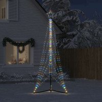 Produktbild för Julgransbelysning 525 LEDs färgglad 302 cm