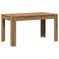 Produktbild för Matbord artisan ek 140x74,5x76 cm konstruerat trä