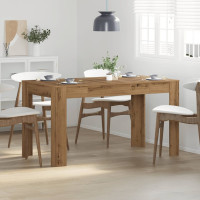 Produktbild för Matbord artisan ek 140x74,5x76 cm konstruerat trä