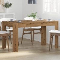 Produktbild för Matbord artisan ek 140x74,5x76 cm konstruerat trä