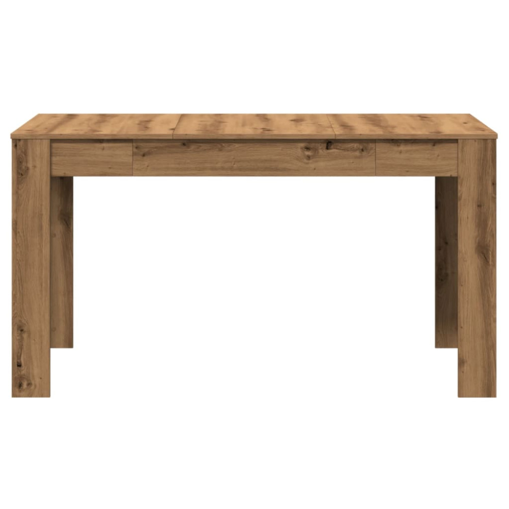 Produktbild för Matbord artisan ek 140x74,5x76 cm konstruerat trä