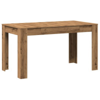 Produktbild för Matbord artisan ek 140x74,5x76 cm konstruerat trä