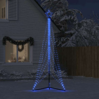 Produktbild för Julgransbelysning 525 LEDs blå 302 cm