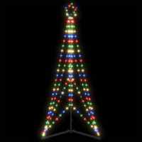 Produktbild för Julgransbelysning 363 LEDs färgglad 182 cm