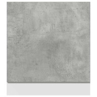 Produktbild för Front för diskmaskin betonggrå 60x1,5x67 cm konstruerat trä