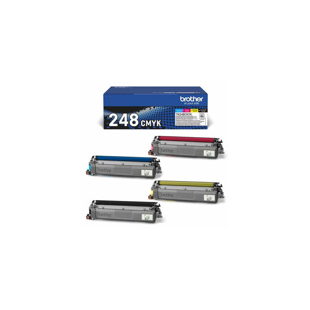 Produktbild för Toner BROTHER TN248VAL 4x1K CMYK 4/fp