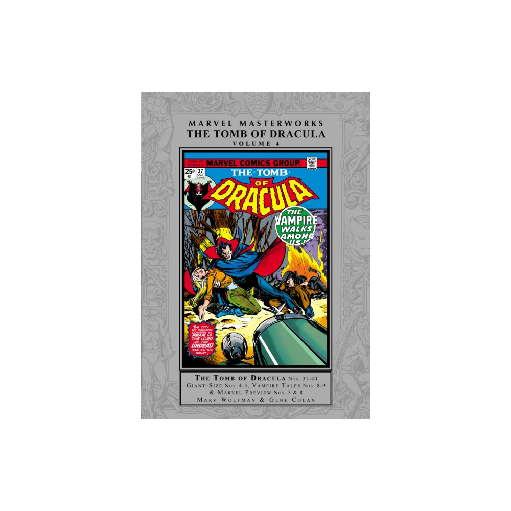 Produktbild för Marvel Masterworks: The Tomb of Dracula Vol. 4 (inbunden, eng)