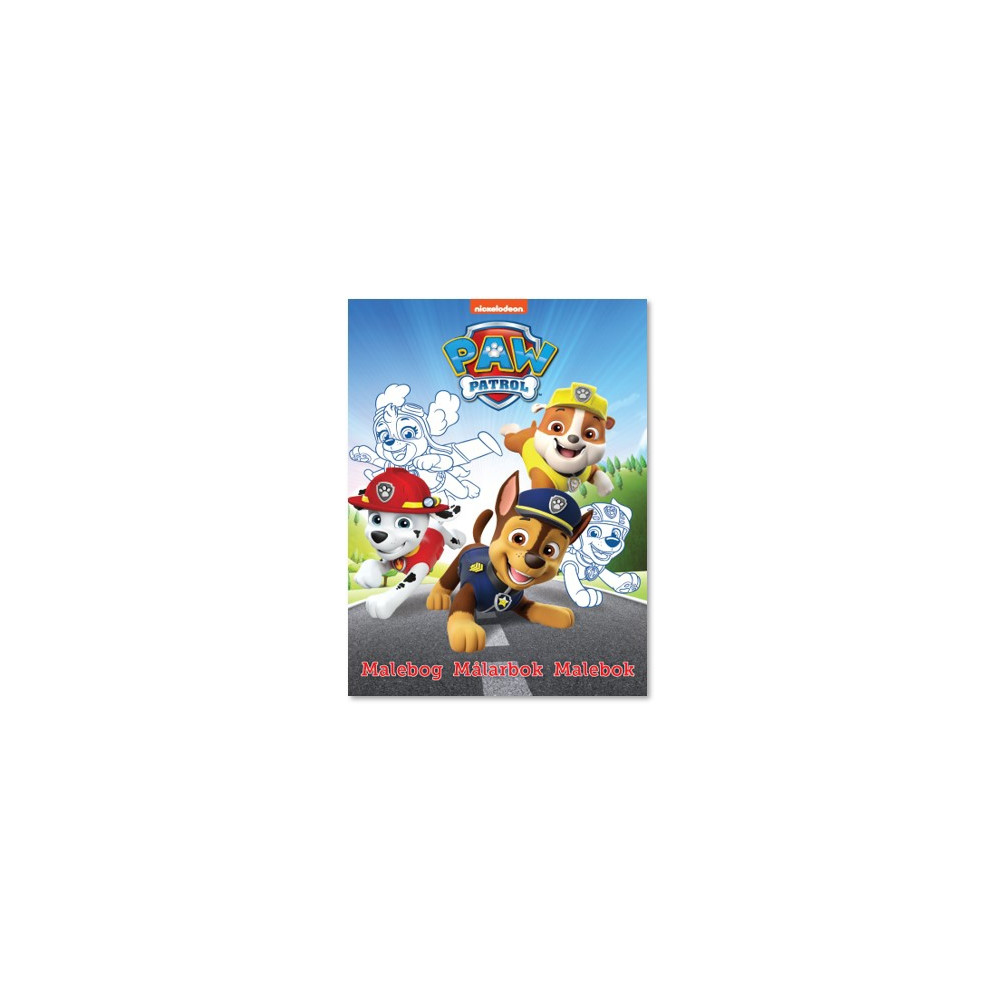 Produktbild för Paw Patrol Målarbok (bok, danskt band)