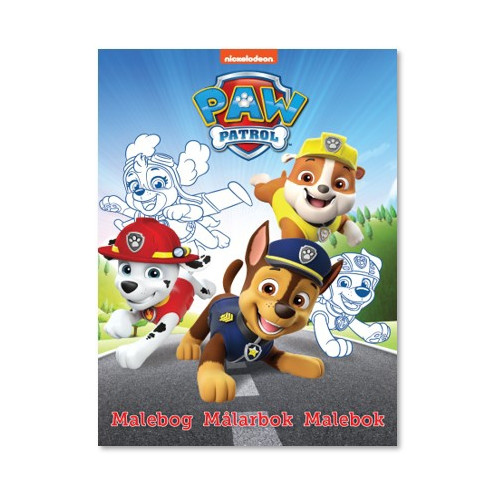 Karrusel Forlag Cargo Int Aps Paw Patrol Målarbok (bok, danskt band)