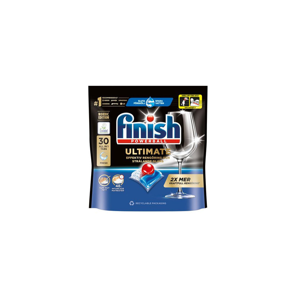 Produktbild för Maskindisk FINISH Ultimate AiO 30/fp