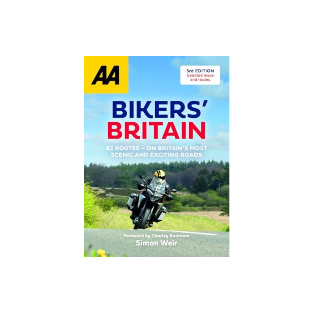 Produktbild för AA Bikers' Britain (bok, spiral, eng)