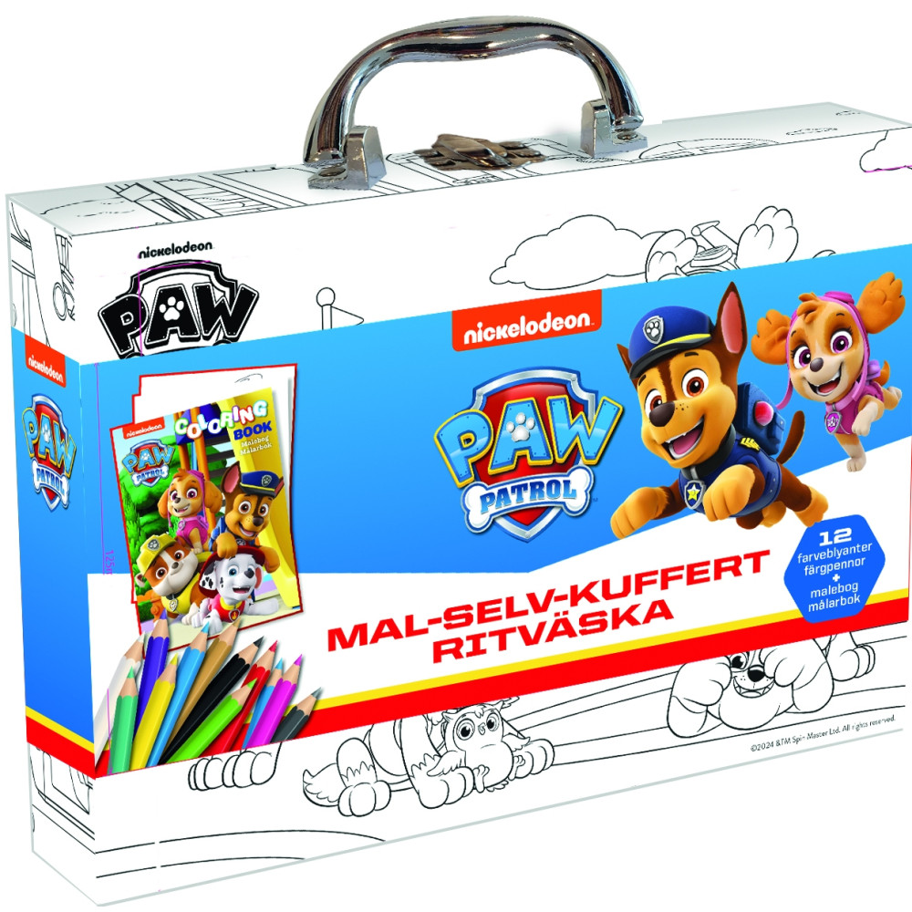 Produktbild för Paw Patrol ritväska (bok)