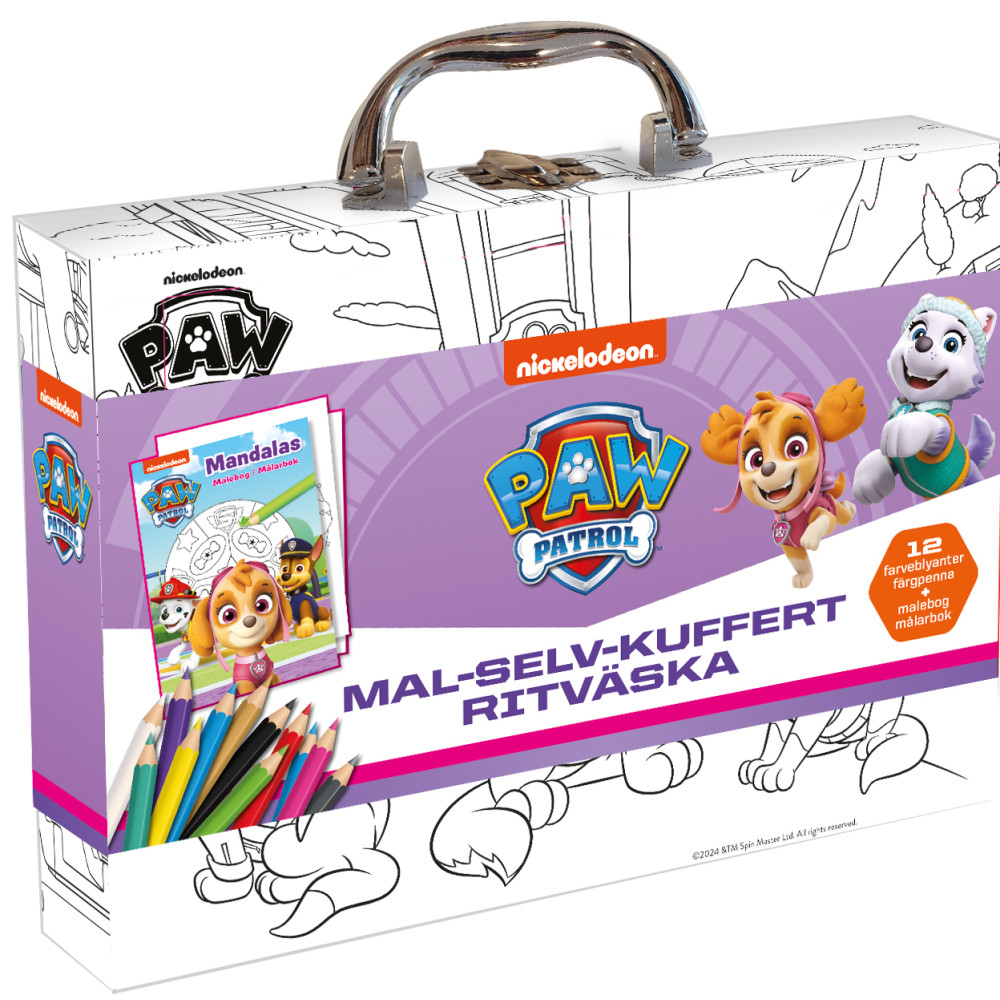 Produktbild för Paw Patrol Skye ritväska (bok)