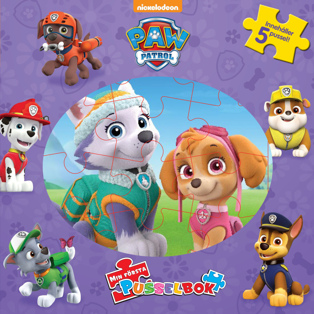 Produktbild för Paw Patrol Skye - Min första pusselbok (bok, board book)