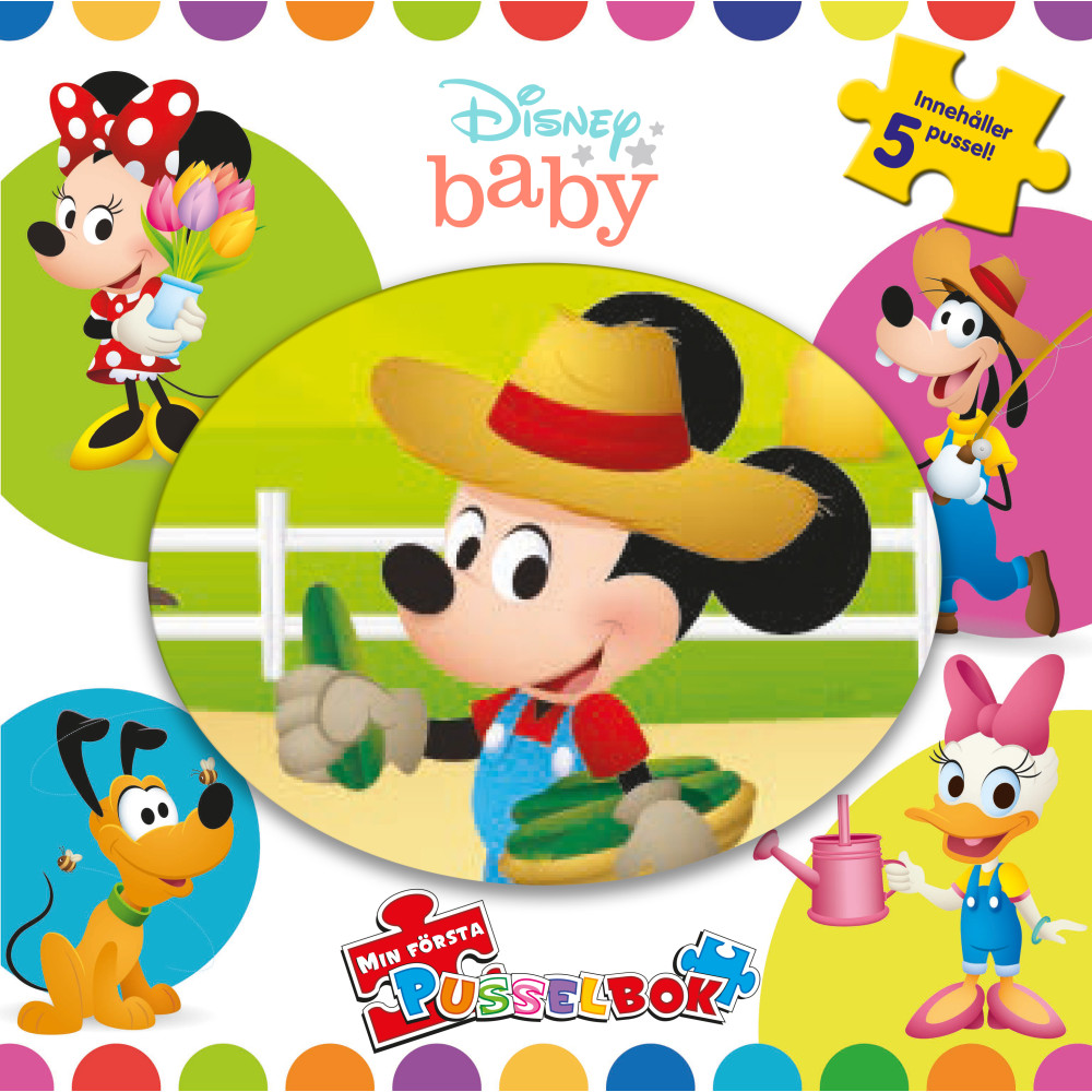 Produktbild för Disney Baby - Min första pusselbok (bok, board book)