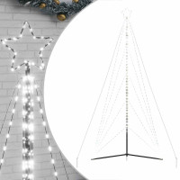 Produktbild för Julgransbelysning 615 LEDs kallvit 404,5 cm