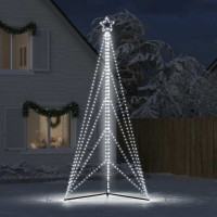 Produktbild för Julgransbelysning 615 LEDs kallvit 404,5 cm