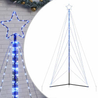 Produktbild för Julgransbelysning 615 LEDs blå 404,5 cm