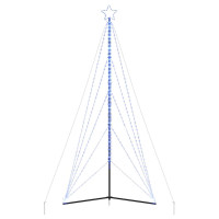 Produktbild för Julgransbelysning 615 LEDs blå 404,5 cm